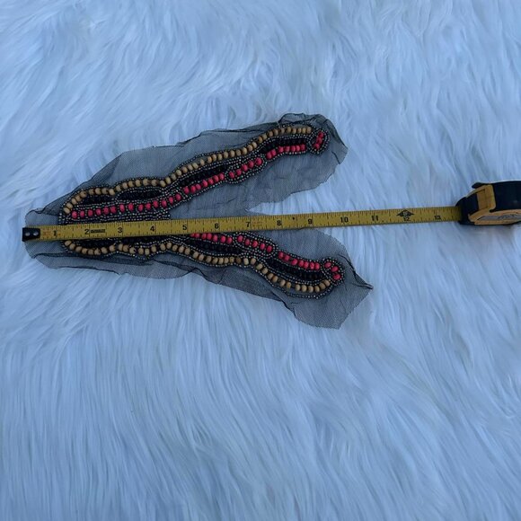 Vintage Trims 60Pcs for $20 Vintage Trims embroidered and beaded Applique tops - Picture 4 of 5